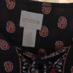 Chico’s size 2 shirt!  Three quarter sleeve.